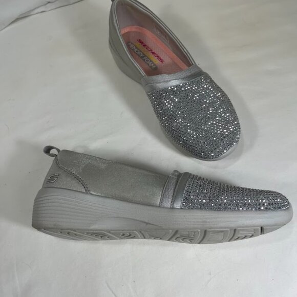 Sketchers Arya Sparkle Slip-Ons - Size 7.5 - Picture 4 of 8